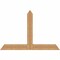 Ekena Millwork Portland Timber Gable Bracket, Western Red Cedar, 60"W x 40"H x 3 1/2"D x 5 1/2"F, 16/12 Pitch GBW060X40X0406POR00SWR - alternate 1